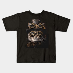 Cat Skull Charms Kids T-Shirt